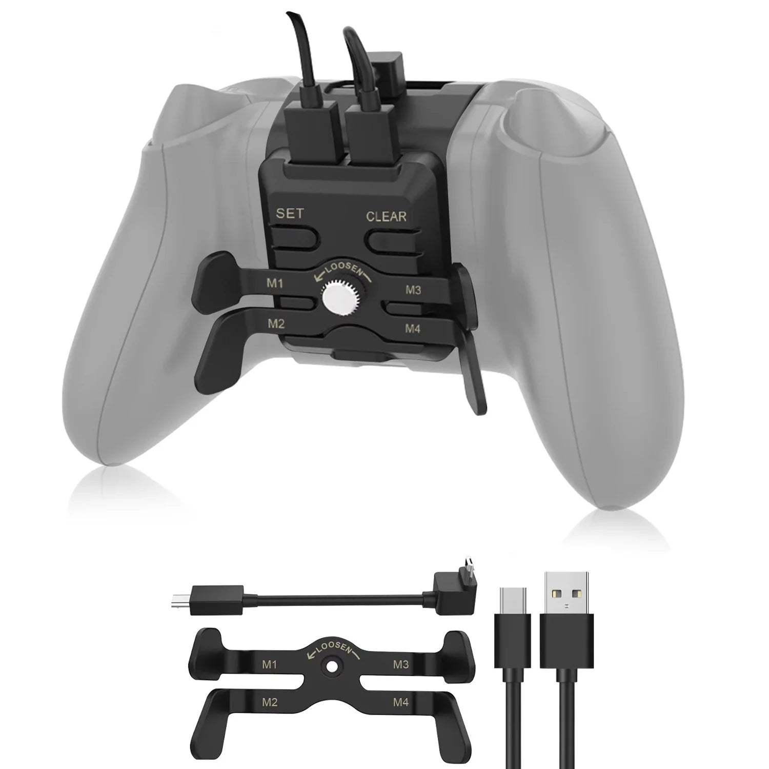 Paddles for ,  Controller Paddles, Controller Back Button Attachment Fit for  Series X/ S,  One,  One S/ X Controller, Black